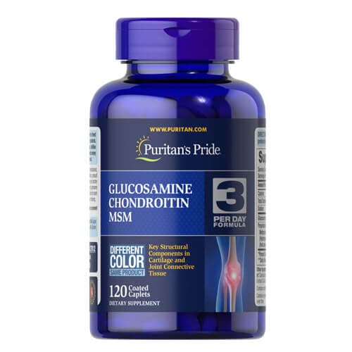 Puritan’s Pride Glucosamine Chondroitin MSM Double Strength 120 таблеток