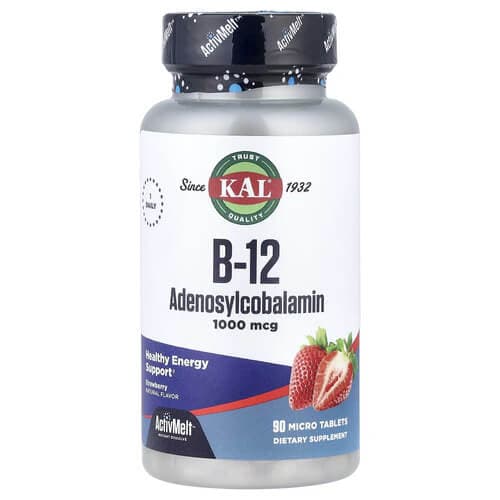KAL B-12 Adenosylcobalamin 1,000 mcg 90 Micro Tablets