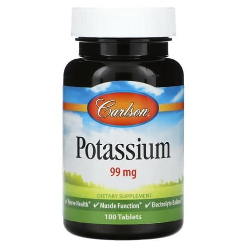 Carlson Potassium 99 mg 100 Tablets
