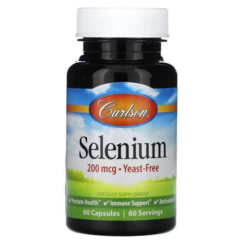 Carlson Selenium 200 mcg 60 Capsules
