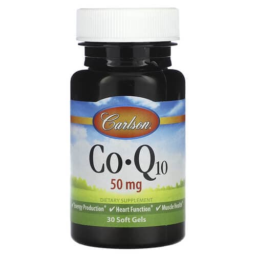 Carlson CoQ10 50 mg 30 Soft Gels