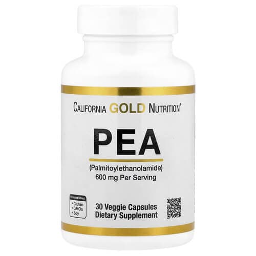 California Gold Nutrition PEA 600 mg 30 рослинних капсул