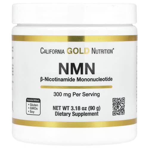 California Gold Nutrition NMN Powder 90 грам