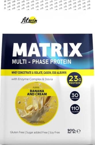 FitWin MATRIX 77% 900 g - Банан і вершки