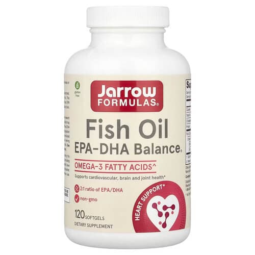 Jarrow Formulas Fish Oil EPA-DHA Balance 120 Softgels