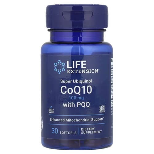 Life Extension Super Ubiquinol CoQ10 with PQQ 100 mg 30 рідких капсул