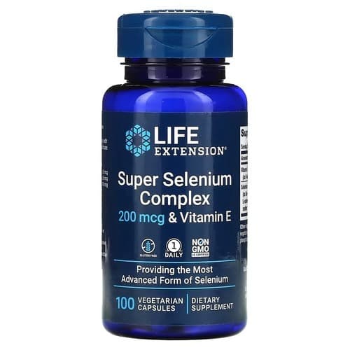 Life Extension Super Selenium Complex & Vitamin E 100 Capsules