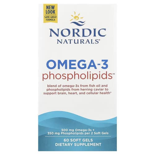 Nordic Naturals Omega-3 Phospholipids 60 Soft Gels