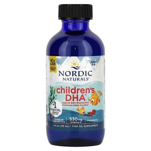 Nordic Naturals Children's DHA 237 мл Полуниця