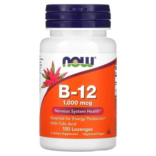 NOW B-12 1,000 mcg 100 Lozenges