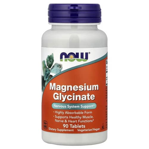 NOW Magnesium Glycinate 90 Tablets