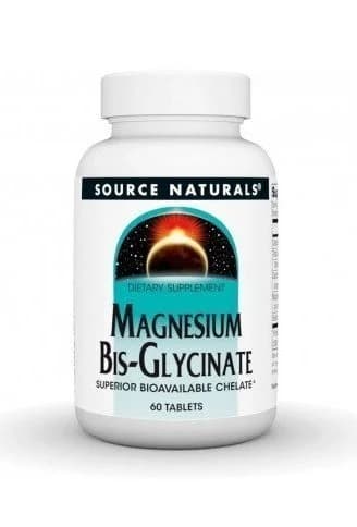 Source Naturals Magnesium Bis-Glycinate 60 таб