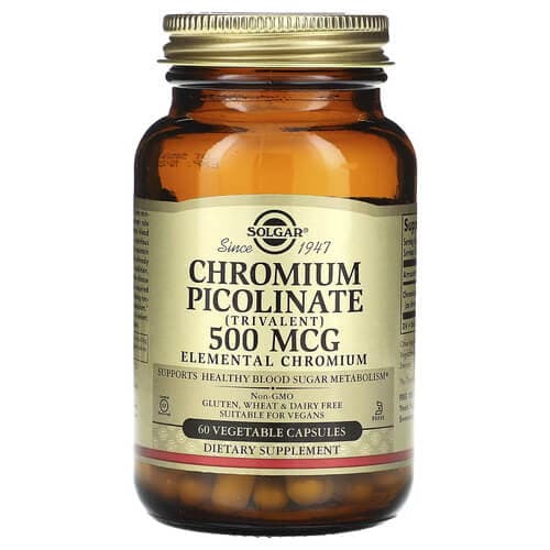 Solgar Chromium Picolinate 500 mcg 60 caps