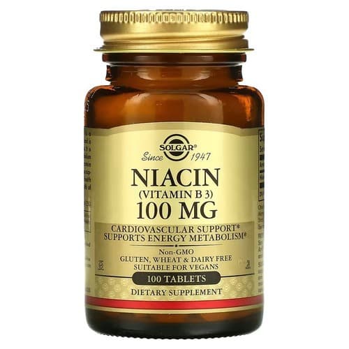 Solgar Niacin 100 mg 100 tab
