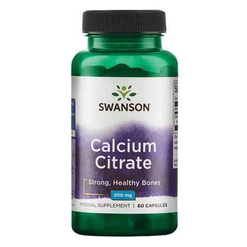 Swanson Calcium Citrate 200 mg 60 Caps