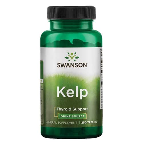 Swanson Kelp Iodine 225 mcg 250 таблеток