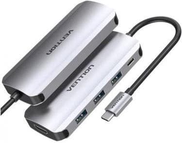 Vention 5-in-1 USB-C to HDMI/USB3.0x3/PD (THFHB)