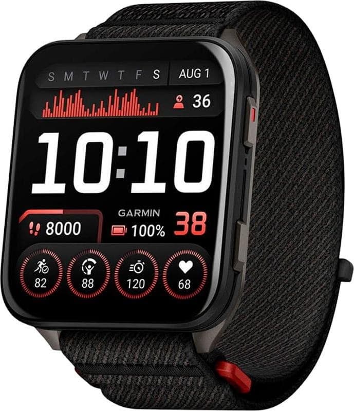 Смарт-годинник Garmin Venu X1 Black with Slate Titanium Caseback and Black ComfortFit Nylon Band (010-02980-00/02/13)