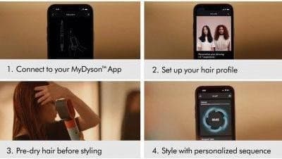 Мультистайлер Dyson Airwrap i.d. Multi-Styler and Dryer Straight to Wavy Amber Silk (123682-01)