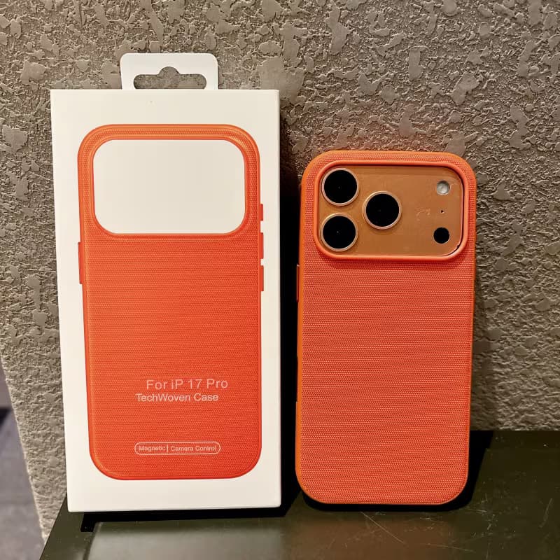 Woolen Case for iPhone 17 Pro Max / 18 Pro Max Orange