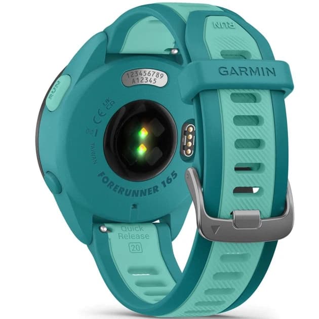 Π‘ΠΌΠ°ΡΡ-Π³ΠΎΠ΄ΠΈΠ½Π½ΠΈΠΊ Garmin Forerunner 165 Music Turquoise/Aqua (010-02863-32/B2)