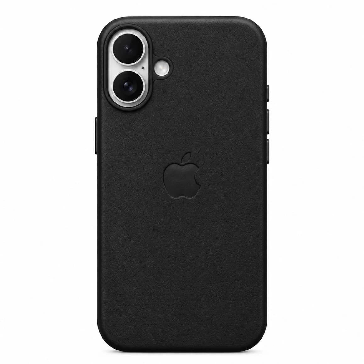 Шкіряний чохол Leather Case with MagSafe and Animation для Apple iPhone 16 (6.1") Black