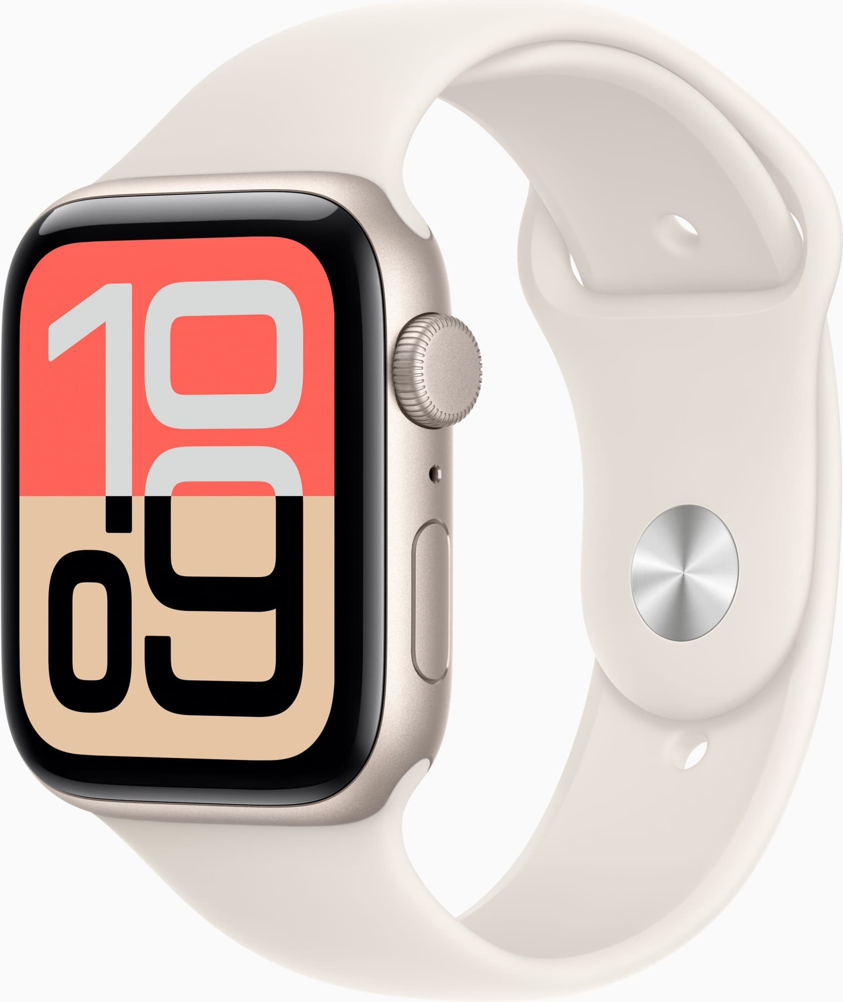 Смарт-годинник Apple Watch SE 3 GPS + Cellular 44mm Starlight Alu. Case w. Starlight S. Band - S/M (MEPE4)