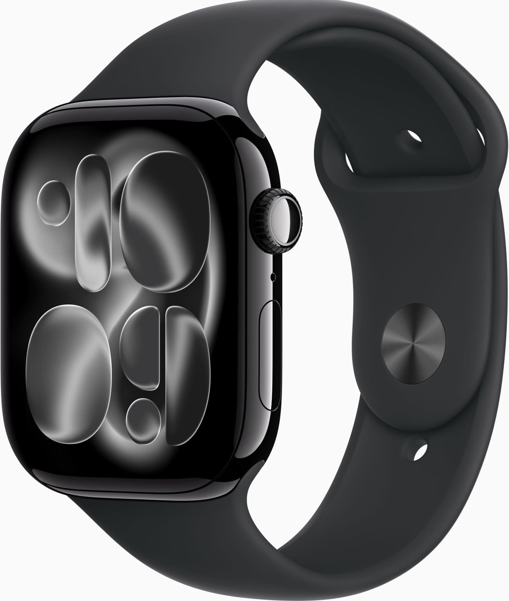 Смарт-годинник Apple Watch Series 11 GPS + Cellular 46mm Jet Black Alu. Case w. Black S. Band - S/M (MFC24)