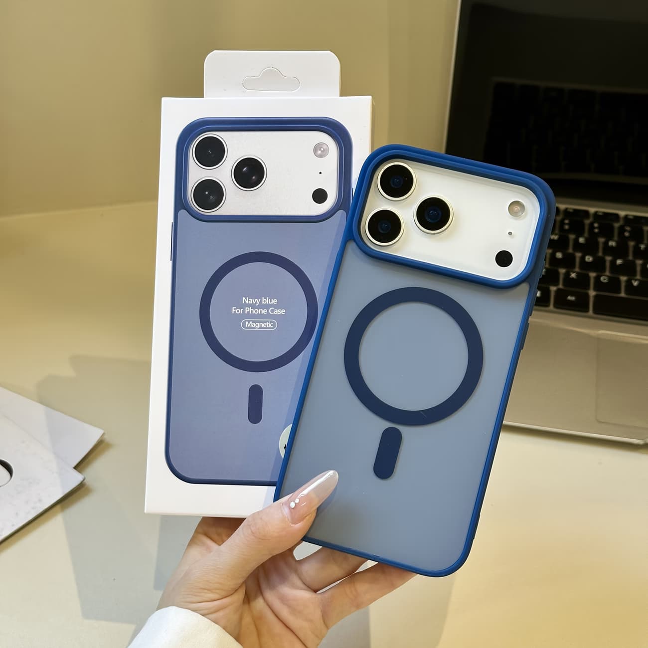Hard Case with MagSafe for iPhone 17 Pro / 18 Pro Blue