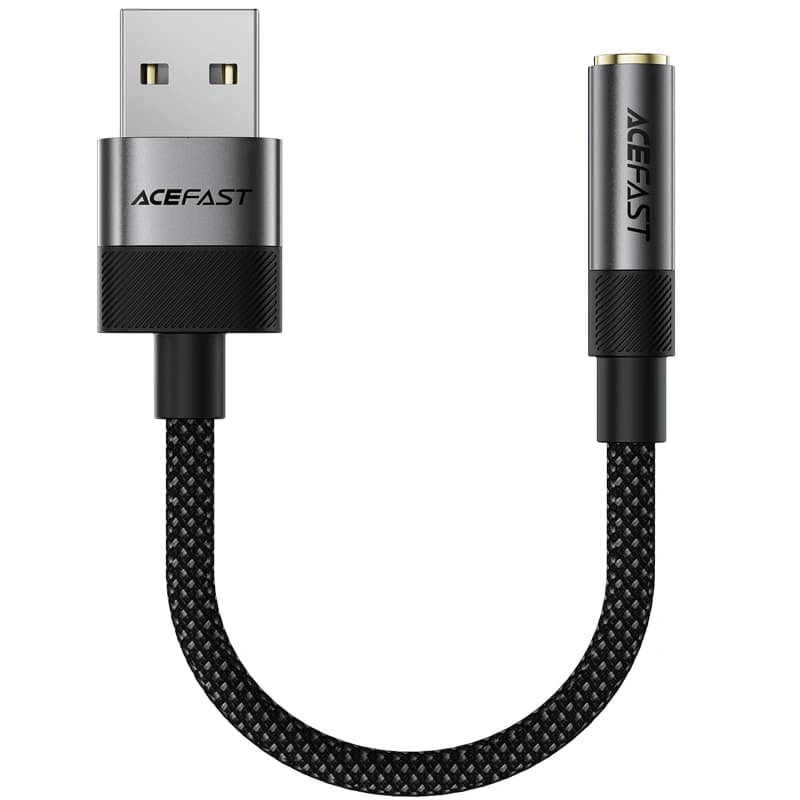 Перехідник Acefast J13 USB to AUX 3.5mm