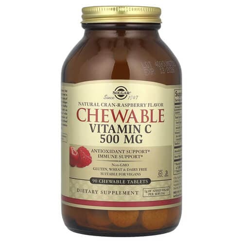 Solgar Chewable Vitamin C 500 mg 90 Chewable Tablets - Orange