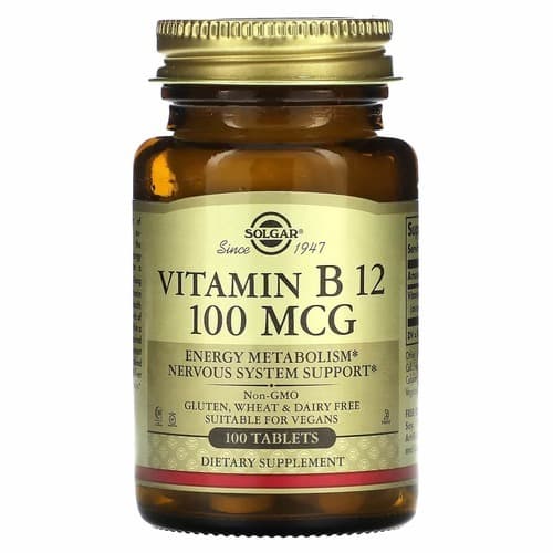Solgar Vitamin B12 100 mcg 100 tab