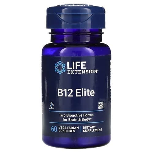 Life Extension B12 Elite 60 льодяників (02.2027)